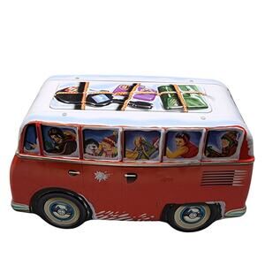 Classic Volkswagen VW Microbus CamperVan Biscuit Storage Tin Novelty Collectible